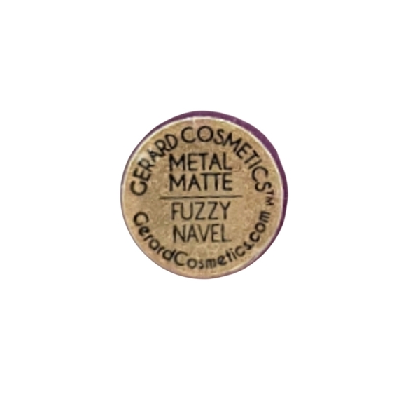 NWOT- Gerard Cosmetics Metal Matte Liquid Lipstick, shade Fuzzy Navel - Picture 5 of 5